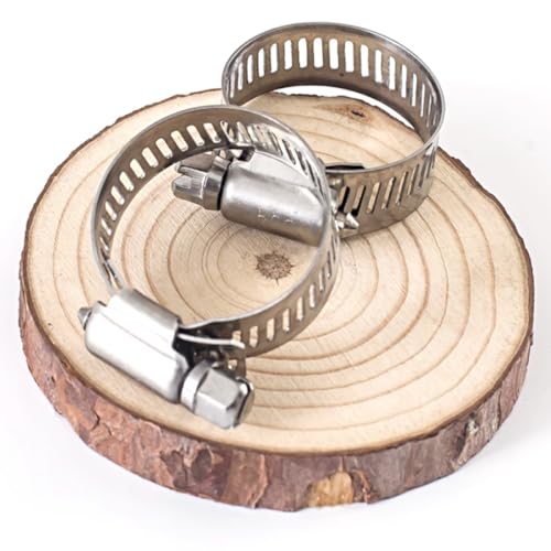 Braçadeira de mangueira ajustável, 1-10 peças, 6-82mm, aço inoxidável, clipe de mangueira, trava de