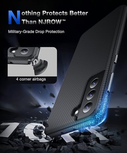 Coque Samsung S21 MagSafe noire robuste antichoc double couche