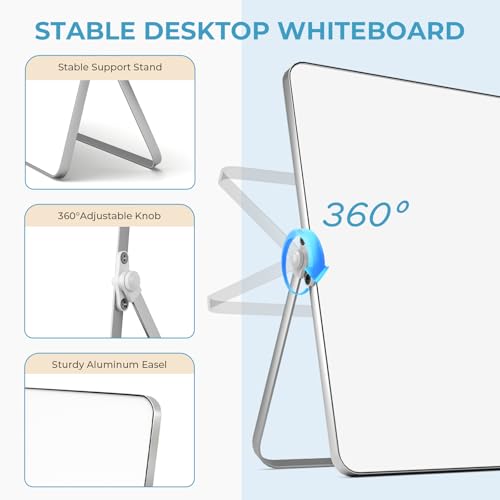 Tableau blanc effaçable à sec A3 Nicpro double face pour ne plus oublier vos tâches