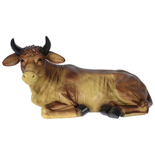 Boeuf en résine de 60 cm Holyart pour crèche monumentale - 2