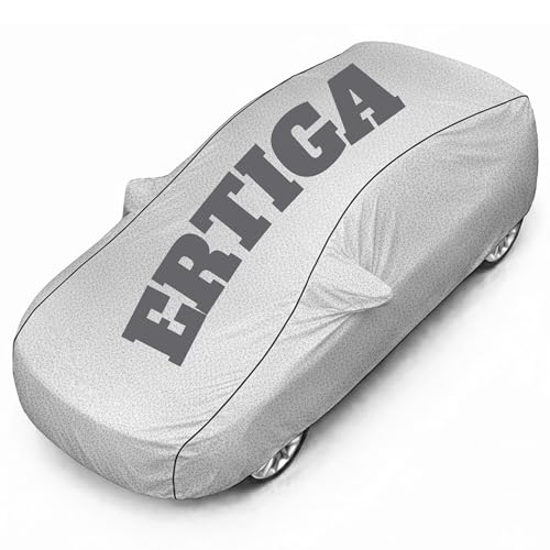 Image of Superior Grade Quality Ertiga Cover (All Variants) Car Body Cover - 100% Waterproof Custom Fit with Mirror Pockets | Triple-Stitched Elastic Design, Heat Reflective, Anti-Dust, All-Weather