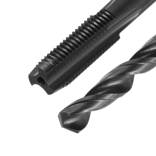 Taraud M8 x 1 et foret de 7 mm en oxyde noir HSS6542 - 6