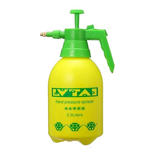 YJSMXYD Annaffiatoio Spruzzatore A Pressione 2L PE Portable Garden Spray Bottle Kettle Plant Flowers Spruzzatore Pressurizzato per Giardinaggio Attrezzi da Giardinaggio Giallo 13X31
