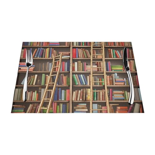 Sets de table résistants à la chaleur en vinyle tressé durable