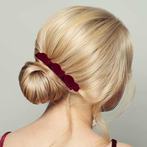 Set de 6 pinzas trenzadas para cabello miniatura 3