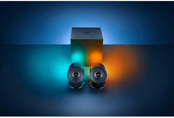Razer Nommo V2 - Altoparlanti da Gaming per PC 2.1 Full Range con Subwoofer Wireless (Driver Full Range da 3" con Punte di Fase in Alluminio - Casse per PC - Immagine 1