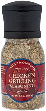 Olde Thompson Chicken Grilling Seasoning Grinder, Rosemary Spice Blend With A Hint Of Citrus, 3.75 oz