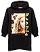 Barbie Hoodie Dress Girls Kids Pearl Leopard Stampa Black Maglione Vestiti 9-10 Anni