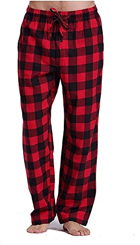 Image of Twist Mens Checked Cotton Comfort Night Western Global Desi Wear Pyjama Pant
