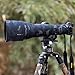 ROLANPRO Rainproof Lens Cover for Nikon Z 800mm f6.3 VR S Camouflage Rain Cover Lens Protection Sleeve Case Clothing-#8 Black Camo Waterproof