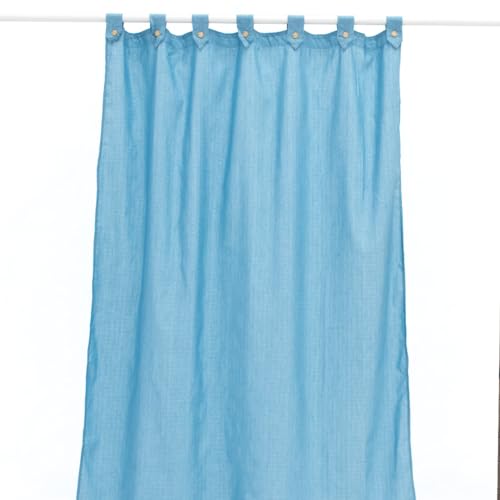 Atenas - Cortina de Baño o Ducha Antimoho e Impermeable - Bordada con un Mosaico de Pequeños...