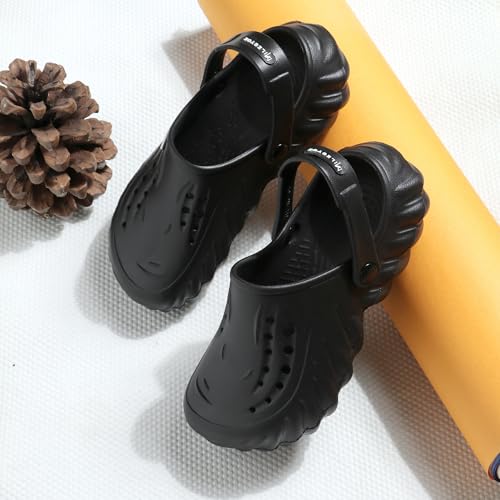 Image of Flow Super Soft Clogs with Adjustable Back Strap for Men | Waterproof | Spongy Footbed l Suggested by Doctors l Skin Friendly | Slip Resistant l Stylish and Comfortable Footwear for Men