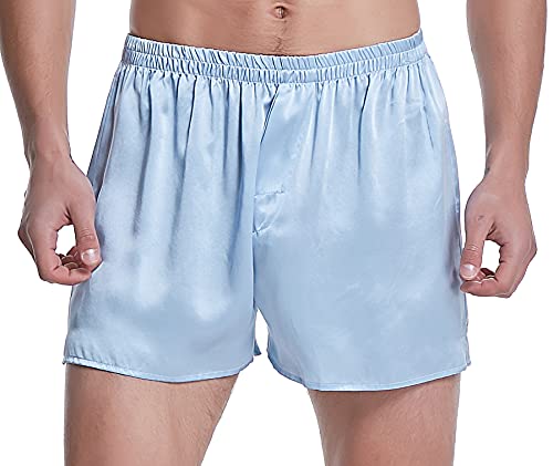 LEPTON 100% Mulberry Silk Men Boxer Shorts
