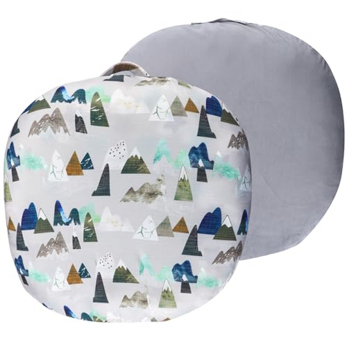 Image of TANOFAR Newborn Lounger Cover, Baby Lounger Pillow Covers for Girls Boys, Removable Cover for Infant Lounger Pillow Cover, Breathable & Comfortable, Mountains