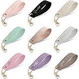 Print Maniacs Personalised Leather Wristlet Keyring Boutique Gift For Mum Aunt Sister With Initials or Name