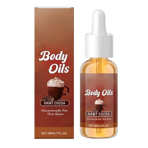 All New Body Drops- Pick Your Favorite Scent, 30ml Fragrance Body Oil, Huile corporelle parfumée, Huile Corporelle Hydratante pour femmes (Café, 1)