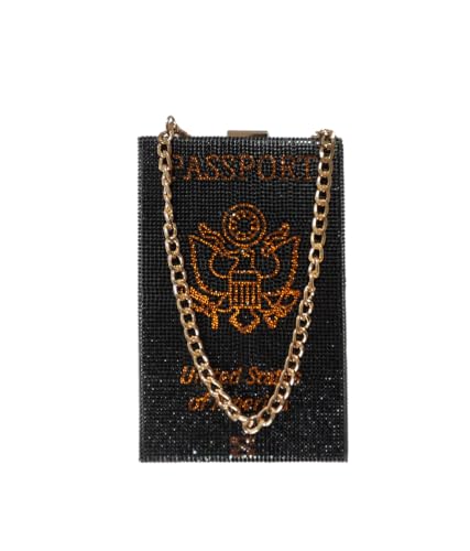 Image of Women Retro Crossbody Bag Rhinestone Fun Unique Evening Clutch Purses for Women