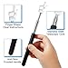 VOVIGGOL 2Pcs Telescopic Teachers Pointer, Extendable Hand Pointer Finger Pointer Stick, Mini Retractable Classroom Pointer for Elementary School Kindergarten Teacher, Classroom Supplies(Black)