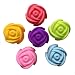 Magik 36 PCS Reusable Non-stick Silicone Mini Baking Muffin Cupcake Chocolate Cups (Rose)