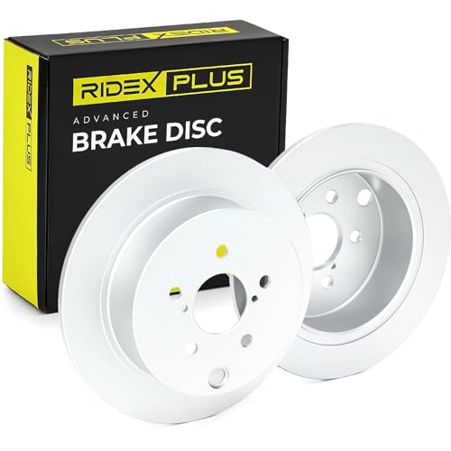 2x RIDEX PLUS Disco de freno Trasero Ø273,8mm Altura: 63,5mm Espesor: 10mm Corona de Agujeros - Ø: 100mm macizo 82B1019P