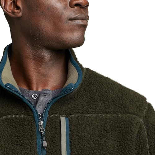 Eddie Bauer Men's Chilali Faux Shearling Fleece Jacket4