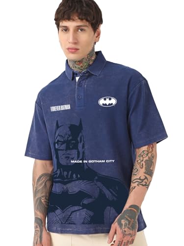 T-shirt graphique homme coupe oversize bleu Estate Blue XL pour un style streetwear unique