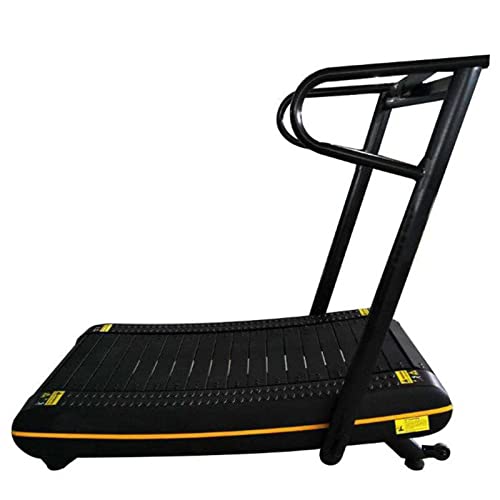 Image of Machine Running Home Surface Arched Office Folding Mechanical Treadmill with Armrests