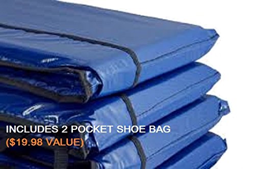 Trampoline Depot Premium Rectangle Replacement Safety PAD (Blue, 10 x 17)