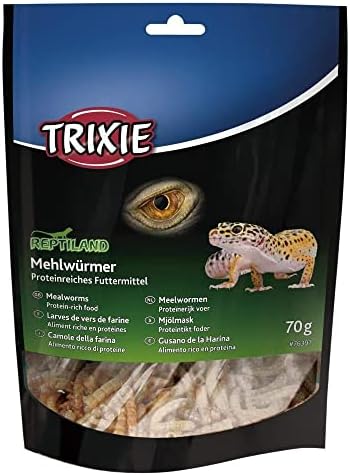 Trixie – Gusanos de la Harina Deshidratados para Pequeños Mamíferos, 70 g, Rico en Proteínas, Ideal para Conejos, Cobayas y Hurones