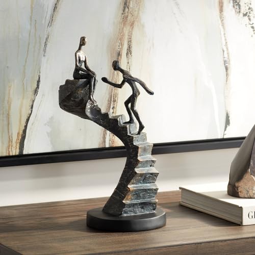 Escultura de bronce Kensington Hill 13.75 pulg alto miniatura 2