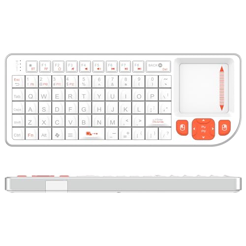 Miritz Mini Keyboard with Touchpad, Mini Bluetooth Keyboard...