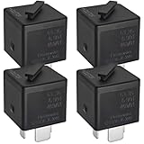 4Pcs V23136-J6-X48 12VDC 4 Pin Automotive Power Relay Multi Use Relay 61366901469 for E90 E91 E92 E93 CAS Module