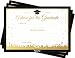 2019 Graduation Advice Cards for The Graduate (50 Pack) - Graduation Party Games Ideas Activities Supplies - Grad Celebration - High School or College