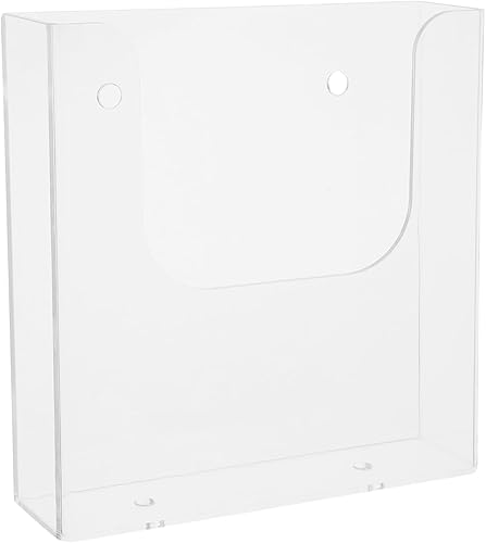 Miniatura 9 de STOBOK Revistero transparente de acrílico, con bolsillos para archivos, organizador de pared A5, organizador de archivos colgantes, organizador de