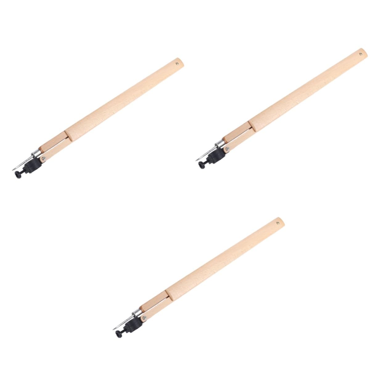 NUOBESTY 3stücke Beam Compass Für Geometrie Schule Technik Robustes Zeichenwerkzeug Mit Langem Griff Für Architektur Zeichnen Technische Illustrationen Ergonomisches Design