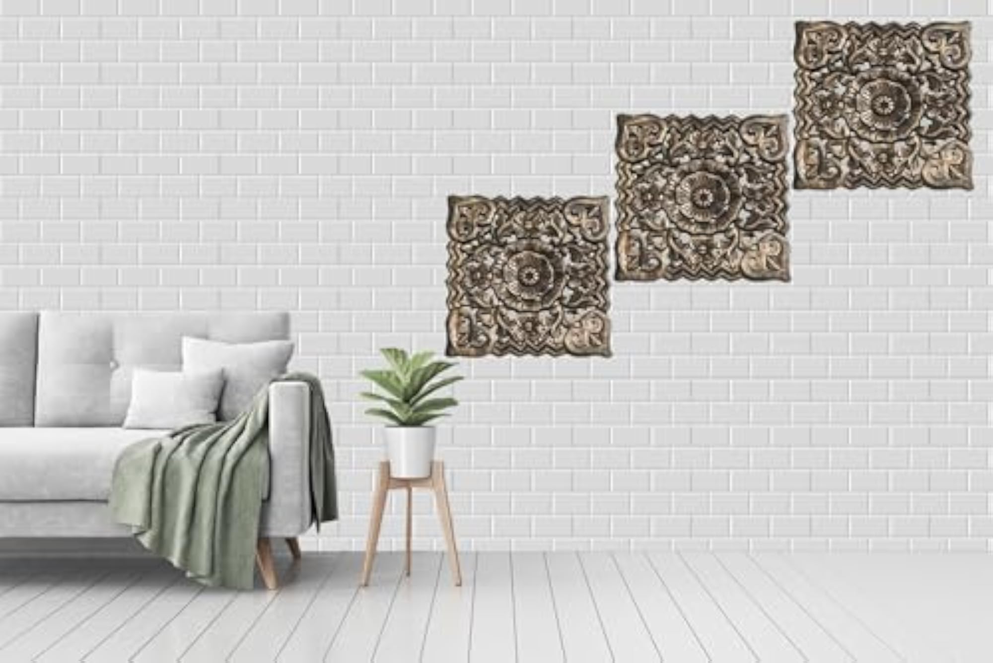 WILDWOOD MDF Wall Decoration Panel Set