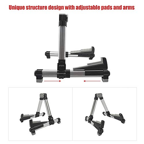 DONTZ AGS-08 Pliante réglable Universel String Instrument Guitare Stand Aluminium Alliage a-Frame pour Banjo Guitare… - Les Beatles, Paul McCartney, John Lennon, RIngo Starr, George Harrison DONTZ AGS-08 Pliante réglable Universel String Instrument Guitare Stand Aluminium Alliage a-Frame pour Banjo Guitare… – Image 8