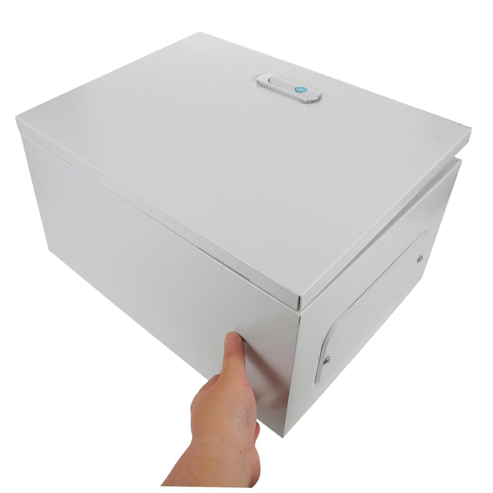 Quadro Elettrico, Scatola di Distribuzione Laminata a Freddo con Serrature Armadio di Controllo Esterno Impermeabile Robusto Adatta per Uso Interni ed Esterni,500 * 300 * 600mm