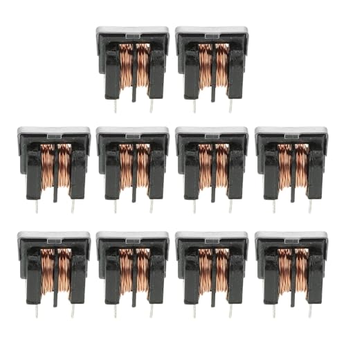 HOODANCOS 10 Stück Teiliges Mode Induktivfilter mit Fußabstand 5mH Induktivität Langlebiger Ferritfilter für Elektronische Geräte Korrosionsbeständig Hohe Effizienz
