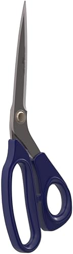 Miniatura 7 de Klein Tools 7310 Tijeras de recortadora dobladas de alta resistencia, fabricadas en Estados Unidos, tijeras ambidiestras grandes de acero inoxidable