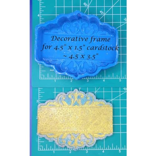 Frame for Rectangle Cardstock - Silicone Freshie Mold -