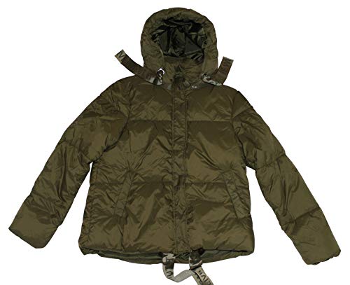 SBL Eight2Nine - Abrigo de Invierno para Mujer, Parka Ligera para otoño e Invierno, Estilo Fishtail con Material de Contraste Forrest Night M