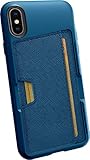 Silk iPhone X Wallet Case - Q CARD CASE [Slim Protective Kickstand CM4 iPhone 10 Grip Cover] - 