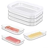 Contenitori trasparenti per alimenti a 3 strati, sigillati con coperchio, per conservare i pasti cotti (3° piano)
