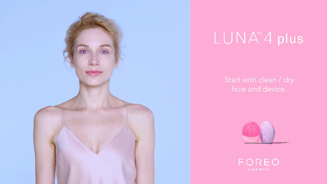 FOREO Luna 4 Plus Facial Cleansing Brush - NIR + LED Red LED Mask