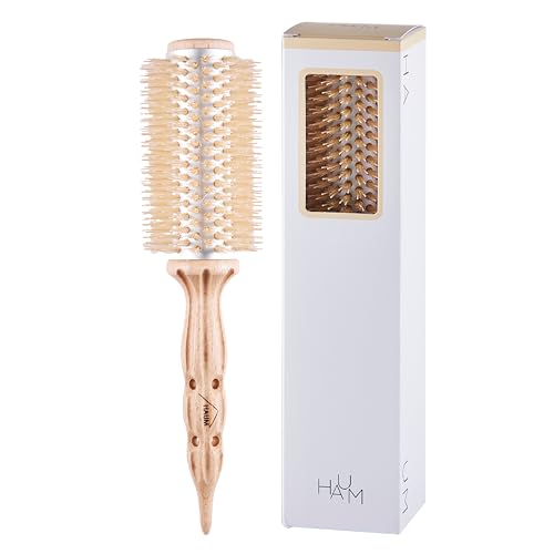 HAUM] Hair Large Roll Brush Copper / [Haum] Hair Roll Brush (Copper) (beige)