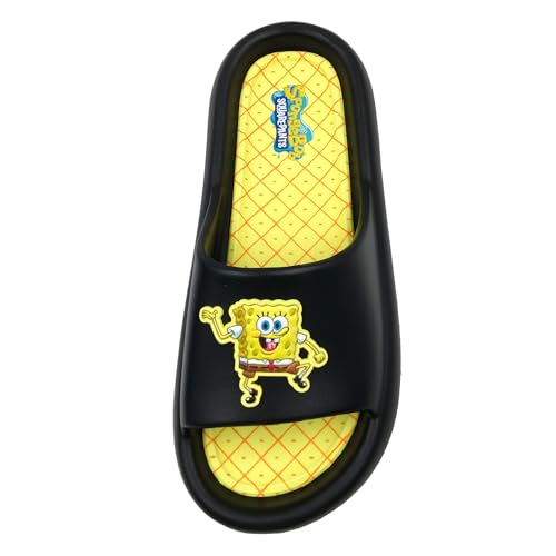 Ground Up SpongeBob SquarePants and Patrick Men's Comfort Foam Slide Sandals2