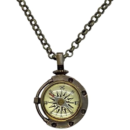 [forêt] Steampunk スチームパンク ミニコンパス ペンダント