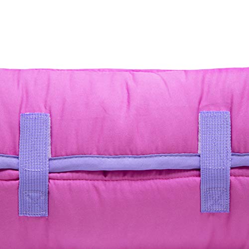 Funhouse Cupcake Emojis Kids Nap Mat Set – Includes Pillow and Fleece Blanket - Great for Girls Napping During Daycare, Preschool, or Kindergarten - Fits Toddlers and Young Children - Thumbnail 5