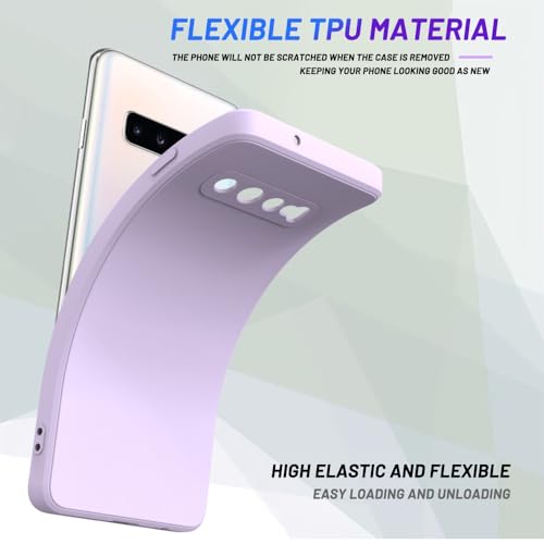 Image of for Samsung Galaxy S10 Case Purple, Scratch Resistant with Soft Touch, Slim Thin Phone Cover for Samsung Galaxy S10